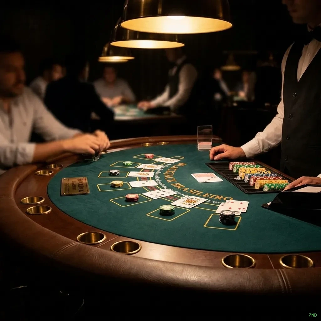 Roleta e blackjack 7NB